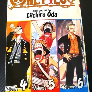 One Piece dvd VOL 1, VOL 2&3,VOL 4&5 /Vol 4,5 6 manga